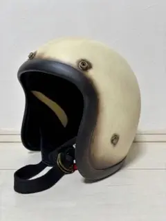 エイジング塗装　ポリヘル ヘルメットをエイジング塗装してみた 素人塗装なので難しかった