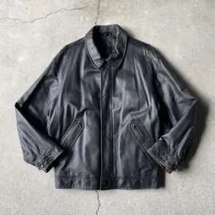 real leather jacket black a2 g1 短丈 本革