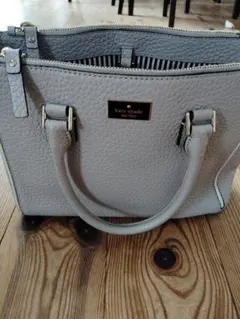 kate spade ライトグレー ハンドバッグ