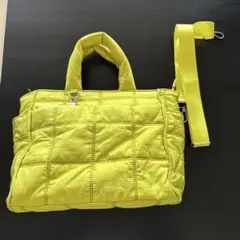 ニコアンド　オリジナルポーチ付きキルトトートバッグ　Mサイズ