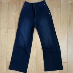 PLST ワイドストレートジーンズ XXSサイズ
