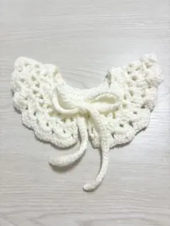 つけ襟　ハンドメイド　ベビー　ホワイト