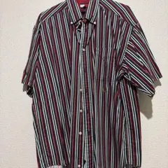 TOMMY HILFIGER ストライプ半袖シャツ