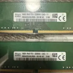 動作確認済】SK Hynix DDR4-3200 64GB (32GB×2枚) - メルカリ