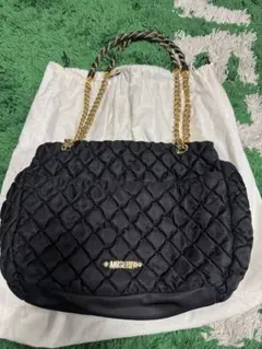 Moschino(モスキーノ) ゴールドチェーン キルティング バッグのサムネイル