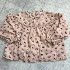 ZARA 花柄フリルシャツ 12-18ヶ月