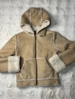 GAP KIDS ギャップ キッズ ムートン風 ボアジャケット 160 コート