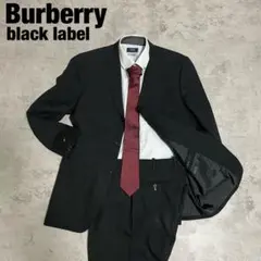 バーバリー セットアップ スーツ ブラック チェック ビジネス カジュアル 紳士