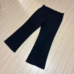 ブラック フレアパンツ Shine Dazy