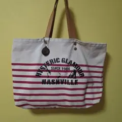 引越し断捨離セール ヒステリックグラマー ストライプ トートバッグ