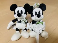 4℃ ミッキー＆ミニー ウェディング ぬいぐるみ ペアのサムネイル