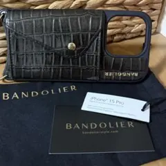 BANDOLIER iPhone15proケース クロコ型押し