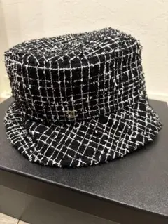 CHANELシャネル バケットハット ツイード Mサイズ - メルカリ