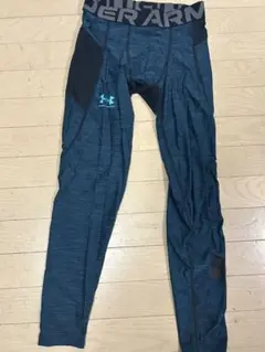 UNDER ARMOUR ダークブルー タイツ