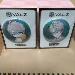 ラウンドワン 甲斐田晴 缶バッジ2点セット