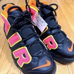 NIKE Air More Uptempo GSBlack Pink23.5cm - メルカリ