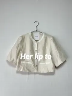 Her lip to Short Sleeve Tweed Jacket Sのサムネイル