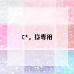 ︎︎☾*。様専用ページ