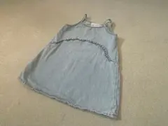 ZARA デニム ノースリーブワンピース