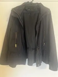 ZARA BASIC ネイビー マウンテンパーカー M