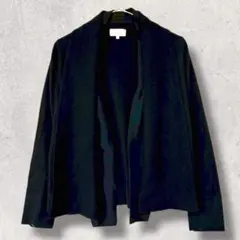 トラサルディ⭐︎TRUSSARDI ⭐︎カーディガン⭐︎ウール100% ⭐︎薄手⭐︎黒⭐︎M
