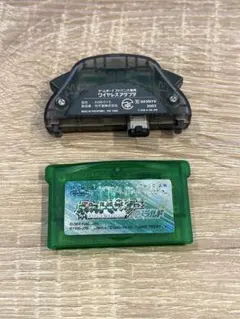 ゲームボーイアドバンスソフト ポケモン エメラルド ワイヤレスアダプタ付