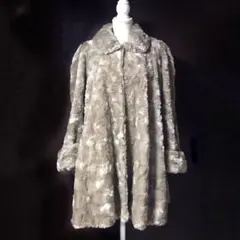 イタリア製✨極美品 ❇️❇️ トレソレル ニットコート フェイクファー 