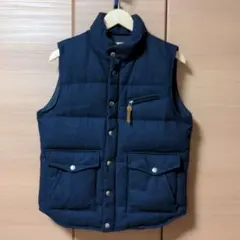 JOURNAL STANDARD ウールダウンベスト M ネイビー