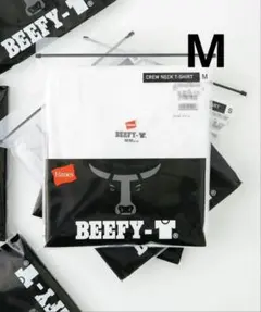 Hanes BEEFY-T クルーネックTシャツ ホワイト Mサイズのサムネイル