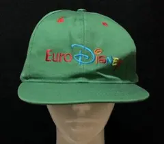 90s ヴィンテージ　EURO Disney キャップ　台湾製