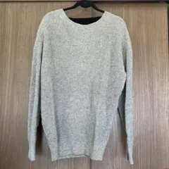 SLOBE グレー Vネック 長袖ニット