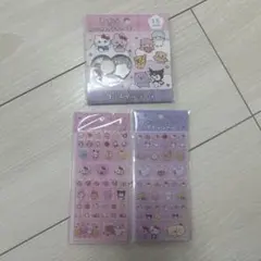 チェゴシム× 산리오 タイルシール 2種セット おはじきシール