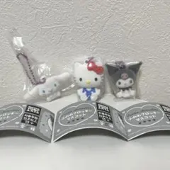サンリオ ふわわフロッキーマスコット ハローキティ シナモロール クロミ セット