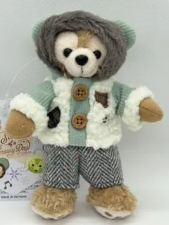 お顔厳選　ダッフィー ぬいぐるみバッジ　⑤