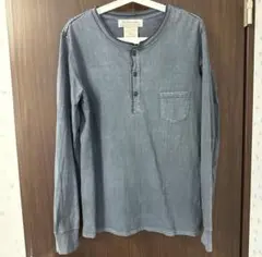 レミレリーフ　ヘンリーネック　Tシャツ　ブラックのサムネイル