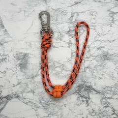 パラコード スマホハンドストラップ オレンジ