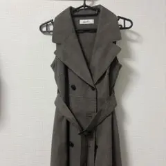 ダズリン　dazzlin ダブルボタントレンチ　ワンピース　ベスト