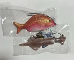 プニプニ鮮魚　スクイーズ　ストラップ　キーホルダー