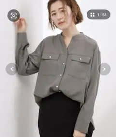 grove ワークブラウスシャツ