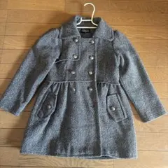 INGNI グレー ダブルボタン ロングコート - メルカリ