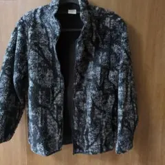 迷彩模様 フリースジャケット　メンズ Sサイズ