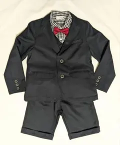 BRANSHES フォーマルスーツ 120 男の子 入学式 ネイビー 5点セット