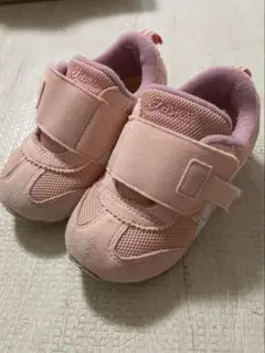 asics ベビーシューズ ピンク ベルクロ式
