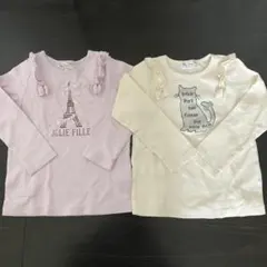 マザウェイズ　長袖　ロンT 2枚セット　カットソー　トップス　110 女の子