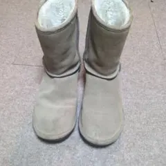 Skechers ベージュ ショートブーツ