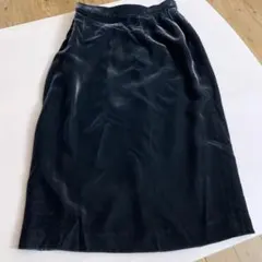 313)オンワード　ベロア　黒タイト　9