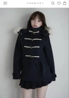 ジャケット・アウター ANDMARY Ange short coat ANDMARY】Ange wool short coat