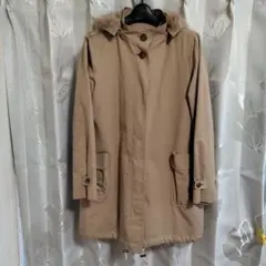 NEWYORKER　ベージュ フード付き トレンチコート