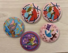 ディズニー　刺繍缶バッジ　眠れる森の美女