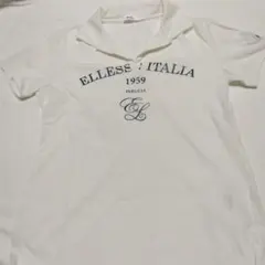 ellesse ホワイト ポロシャツ Lサイズ